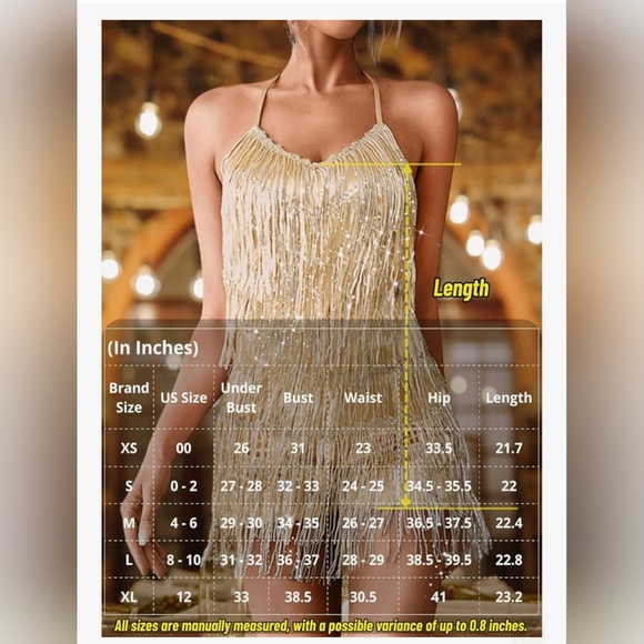 Kaei&Shi Sequin Fringe Romper #1011 NWOT - Picture 10 of 10